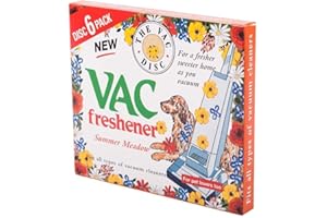 SEVERAL New Vac Disc Summer Meadow | Paquete de 30 ambientadores de 6 x 5 | Amantes de las mascotas | Se adapta a todas las aspiradoras