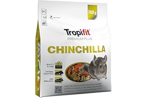 TROPIFIT CHINCHILA Premium Plus 750g - Aliment Complet pour Chinchillas