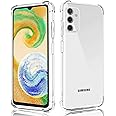 KP TECHNOLOGY Galaxy A04s Clear Case With Reinforced Corners, Drop Protection Soft TPU Bumper Phone Case for Samsung Galaxy A04s