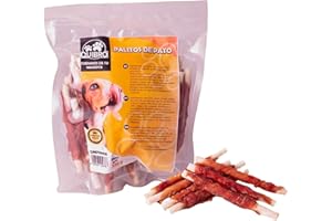 Quibropets Palitos de Pato para Perros - Snacks Naturales y Deliciosos, 530g - Chuches Premium para Amantes de Las Mascotas