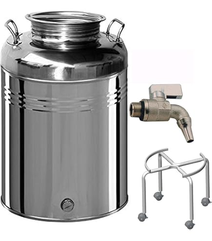 Contenitore per olio borosilicato ML1000 con coperchio BAMBOE