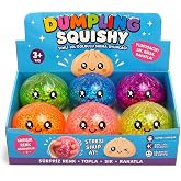 Talky Squishy &Ccedil;in Mantısı &ndash; Simli Jel Dolgulu Yumuşak Sıkma Oyuncağı, Dumpling Squishy, &Ccedil;in Mantısı Tasarımlı Stres ve Fidget