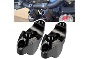 MOLONG Moto Riser Manubrio CNC 29mm Compatibile con Adventure 890 2021+, 1050 1090 2016-2020, 1190 1290 2013-2016, Super Adventure 1290 R/S 2017-2020, Super Duke GT 1290 2016-2018 - Nero