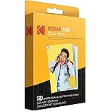 Kodak Carta fotografica Zink Premium 2x3 pollici (50 fogli) compatibile con fotocamere e stampanti Kodak PRINTOMATIC, Kodak S