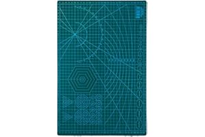 CSENASON Cutting Mat, A3 Cutting Mat with 15cm Stainless Steel Ruler Double-Sided Self-Healing A3 Cutting Mats