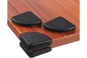 angelikashalala 12 Stück Kantenschutz Baby, Eckenschutz Baby Silikon Selbstklebend Kantenschutz für Verschiedene Möbel, um Baby und Kind vor Verletzungen zu Schützen, Schwarz(Schwarz)