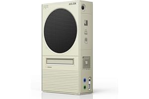 WOLIBEAR Magnetic Smart Wraps for Xbox Series S Console, Classic-Windows Design Protective Cover Case for Xbox Series S Accessories with Premium PU Leather and Soft Inner Lining - Classic