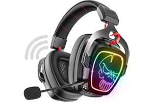 Spirit Of Gamer | Casque Gaming Bluetooth sans Fil RGB | Compatible PS5, PS4, Switch, PC & Mac | Casque Gamer avec Micro Reducteur de Bruit | Technologie Wireless 2.4 GHz | Son Audio Immersif 7.1