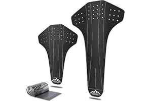 NICEDACK Garde-Boue de Vélo, Extension de Garde-Boue VTT, Garde-Boue Arrière de Vélo de Route, Garde-Boue Avant de Vélo, Garde-Boue VTT, Garde-Boue pour Vélo de 26 à 29 Pouces