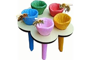 YFJSML Tazza per Bere Insetti Api, Tazza per Api, Bicchiere per Api, Impollinatori Assetati Bisogno di Una Bevanda, Abbeveratoio Sicuro per le Api Garden Décor