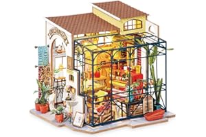 Rolife Robotime Emilys Flower Shop Domowe lalki miniaturowe, brzoza, wielokolorowe, jeden rozmiar