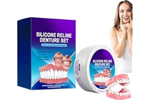 Thoquene Silicone Reline Denture zestaw do zębów, proteza zębowa, kompletny zestaw
