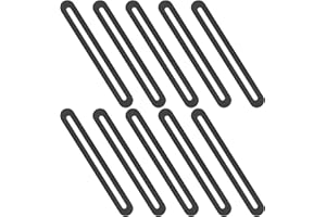 XINGWENHAO Regulowane Blachy, 10-Pack Metalowe Perforowane Blachy, Długie Przedłużki w Drewnie, Płaskie Łącznikiom Kochy, do mebli i Napraw Drewna do Projektów DIY - 110x19mm