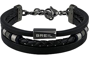 Breil Męska bransoletka ze stali nierdzewnej z liną - TJ2668