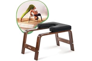 FeetUp - Entrenador (Original) - Invierte de Forma Segura y fácil. Get Fit. Relájate. ¡Gira tu Yoga hacia Abajo!, Chocolate, Black