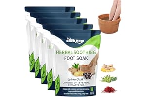 SALUCIA Oveallgo Kräuter-entgiftungs-fußbad-perlen, Fussbad Massage, Herbal Detox Cleansing Foot Soak Beads, Fussbad Massage SPA, Kräuter-formungs-reinigungs-fußbad-perlen, Verbesserung Der Schlafqualität