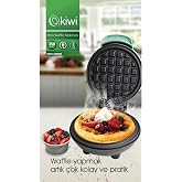 Kiwi Ksm-2400W Yapışmaz Plakalı Mini Waffle Makinesi
