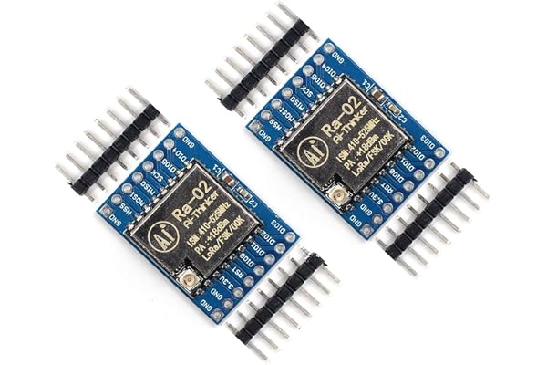 TECNOIOT 2pcs SX1278 Lora 433MHz Ra-02 Wireless Spread Spectrum Transmission Socket Ra02