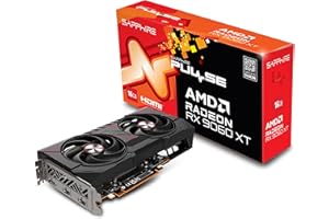 sapphire technology Carte Graphique Pulse AMD Radeon RX 9060 XT Gaming OC 16GB Double HDMI-DP