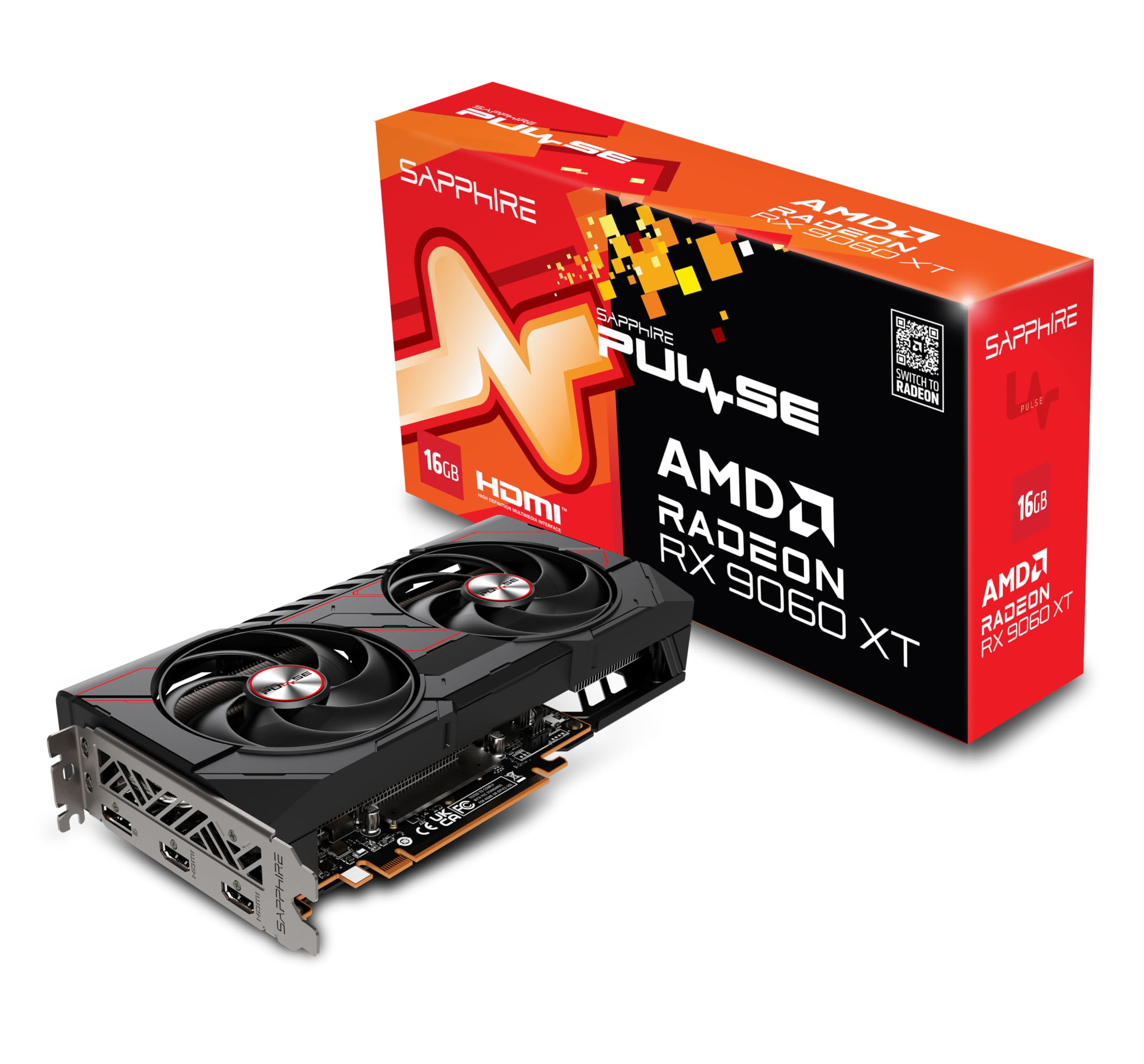 Sapphire Radeon RX 9060 XT PULSE 16GB OC GDDR6