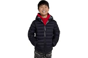 Mountain Warehouse Seasons Steppjacke für Kinder - Ultraleichte, warme, wasserdichte Steppjacke. Jungen & Mädchen Winterjacke mit Kapuze & Reißverschluss