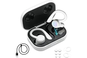 EMYTAN Cuffie Bluetooth Sport, Auricolari Wireless Universali Senza Fili, Auricolare Earphones, Cuffiette Con Microfono Incorporato