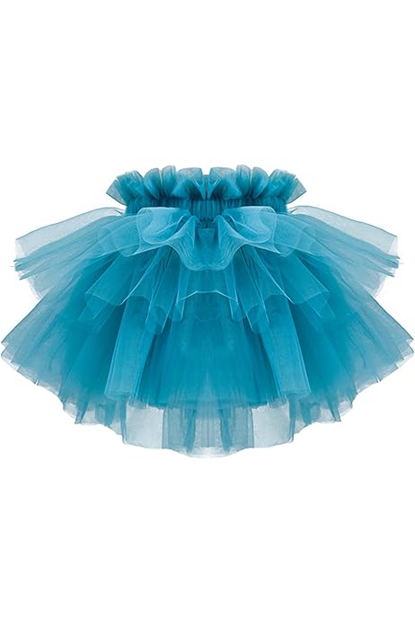 Gonna Tulle Bambina Con Stelle E Lune - Gonna Principessa Paillettes Per Balletto E Feste - Vita Elastica 12 Mesi-5 Anni - Foto 2