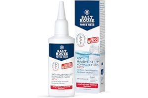 ‎SALTHOUSE Salthouse Totes Meer Therapie Anti-Haarverlust Kopfhaut-Fluid Aktiv, Leave-on Pflege ohne Ausspülen, mit Coffein & Urea, auch bei erblich bedingtem Haarverlust, 75ml