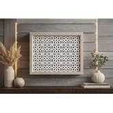 Modern Dekoratif Duvara Asılabilir Sigorta Ve Modem-wifi Saklama Kutusu 30x40 Cm Derinlik 10Cm