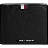 Tommy Hilfiger Erkek TH PREM LEA CC FLAP AND COIN C&uuml;zdan Black Tek Beden