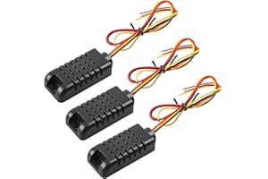 GOMETY 3 Pezzi Sensore Digitale Capacitivo di Temperatura e Umidità, Modulo Sensore di Temperatura e Umidità DHT21/AM2301A, Compatibile con Progetti Arduino, Nero