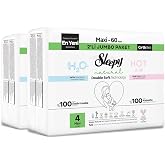 Sleepy Natural Double Soft Avantajlı Mega Paket Bebek Bezi 4 Numara Maxi 120 Adet