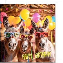 Edition Seidel Premium Square Birthday Card With Envelope Greeting Happy Birthday For Him Or Her Male Female Girl Boy Children Kids Teens Friend - View #12