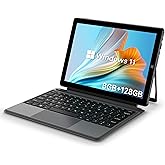 ALLDOCUBE 2 in 1 Tablet PC, Tablet PC mit Tastatur Windows 11,Tablet Laptop 10.5 Zoll,Celeron N4120,8GB RAM,128GB SSD, FHD IP