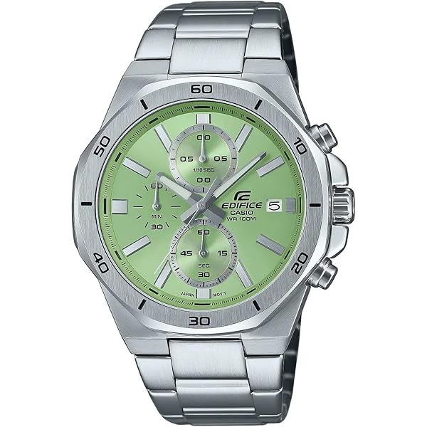 Casio EFV-160D-1AVEF - Orologio analogico al quarzo, da uomo, con cinturino in acciaio inox