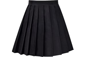 Sunny Fashion Filles Jupe Beige Plissé Nœud Papillon Retour école Uniforme 6-14 Ans