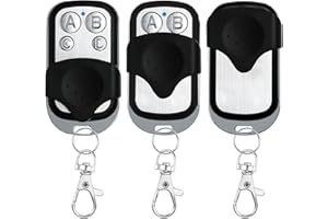 LTTEEA 3Pcs Telecomando Universale Cancello 433,92 MHz, Telecomandi Cancello Universali, Telecomando Garage per Cancelli con 4 Tasti, Radiocomando Cancello Universale per Cancelli/Porte/Basculanti
