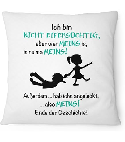 Zierkissen 40x40 Cm - Bester Freund Geschenk - Weiß Mit Witzigem Spruch