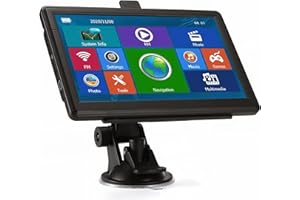 NAVMOIR Navigatore GPS 7 Pollici per Auto – Mappe Europa 2025 Italia, Aggiornamenti Gratuiti a Vita, Navigazione Offline, Guida Vocale, Avvisi Autovelox e Semafori