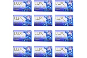 12 x Lux Aqua Sparkle stycken tvål blommig doft mysk och myntolja 80 g vardera