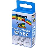 Nova Color NC-4110 Tozsuz Tebeşir 10' lu Beyaz