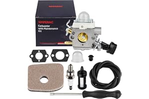 SIMPERAC BG56 Carburetor for Stihl BG56C BG56 Leaf Blower Replace for Zama C1M-S260B, 4241-120-0615 Carburetor with 42141201800 Air Filter Parts