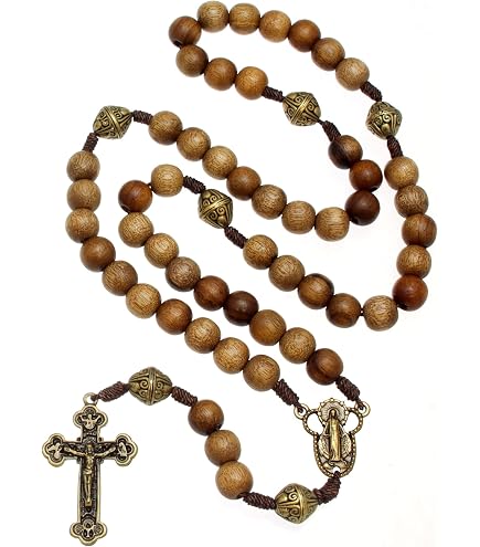 Collana Rosario Cattolico Che Si Illumina Al Buio – Gioiello Protettivo Per Casa, Auto E Preghiera