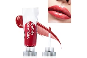 VIOLA HOUSE Brillo de Labios, Lip Tint Stain, Barra de Labios Brillante Maquillaje de Labios No Pegajoso.4ML/0.13Fl.Oz (11 crushed grapes)