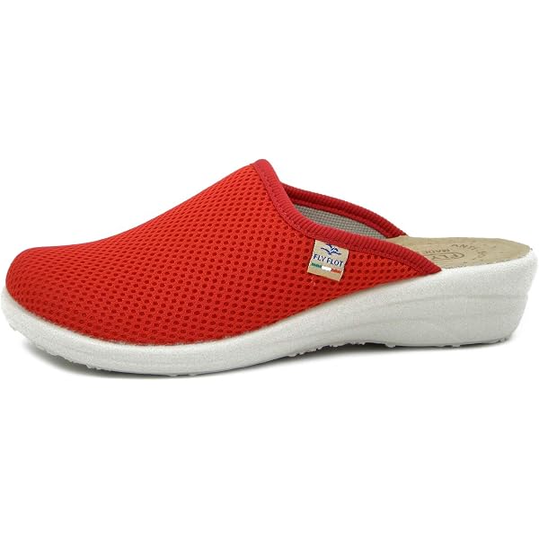 Mules Fly Flot Femme - Cuir Lisse - Boucle Réglable - Semelle Anti-choc 3,5 Cm - Confort Italien