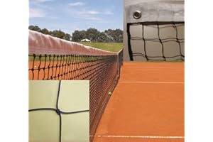 Redes Deportivas On Line Red Tenis Sencilla. PE 2 mm Ø Alta tenacidad. Red Económica y de Calidad. Reglamentaria