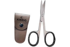 KINZIO Forbici per unghie professionali per manicure e pedicure multiuso che vengono utilizzate facilmente per lame curve per uomini e donne Unghie per cuticole e unghie dei piedi spesse Forbici