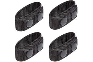 Kyrio Nylon Duty Belt Keeper mit doppelten Druckknöpfen für 2 und 2,25 "Sicherheitsgürtel für Taktische Polizei-Militärausrüstungszubehör