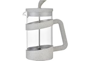 Café Olé VMP-06CR Caffettiera Style, Plastica Vetro Acciaio Inossidabile, Bianco Panna