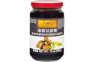 LEE KUM KEE LKK Black Bean and Garlic Sauce 368g | Authentic Chinese Fermented Black Bean Paste with Garlic | Ideal for Stir-Fries, Marinades & Dipping | Vegan | No Added Preservatives or Colouring